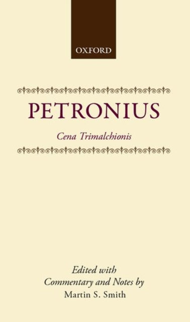 Book cover of: Cena Trimalchionis. By: Petronius Arbiter
