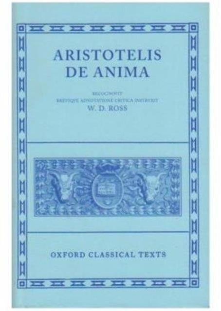 Book cover of: De Anima