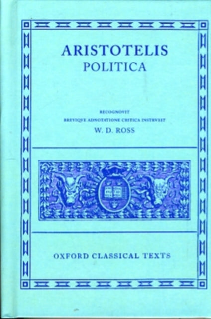 Book cover of: Aristotle Politica. By: Aristotle