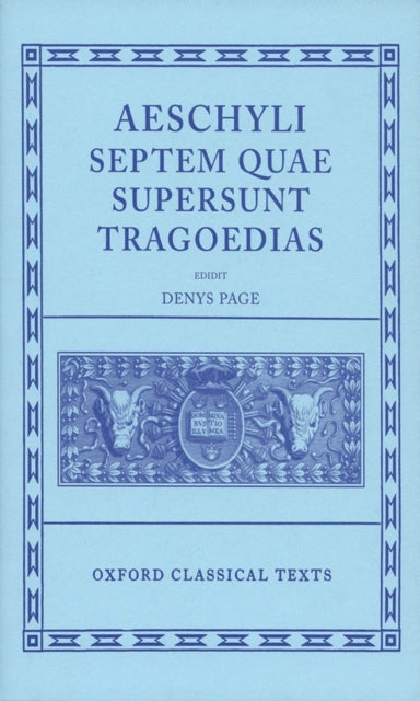Aeschylus Tragoediae