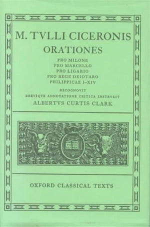 Cicero Orationes. Vol. II
