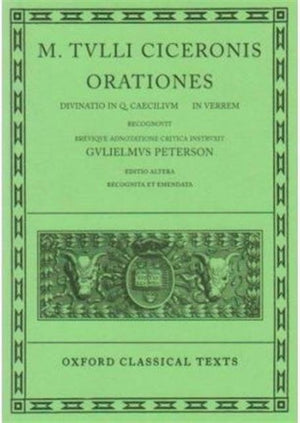 Cicero Orationes. Vol. III