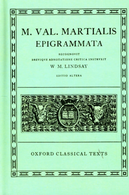 Book cover of: Martial Epigrammata. By: Marcus Valerius Martialis