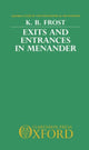 Book cover of: Exits and Entrances in Menander