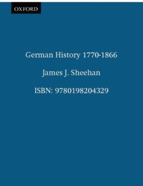 Book cover of: German History 1770-1866