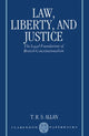 Book cover of: Law, Liberty, and Justice. By: T. R. S. Allan