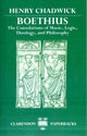 Book cover of: Boethius. By: Henry Chadwick