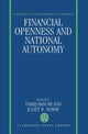 Book cover of: Financial Openness and National Autonomy