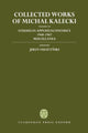 Book cover of: Collected Works of Michal Kalecki: Volume VII: Studies in Applied Economics 1940-1967; Miscellanea