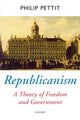 Book cover of: Republicanism. By: Philip Pettit