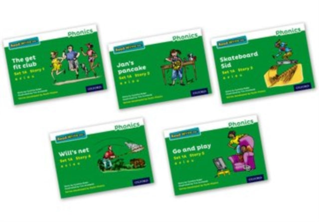 Book cover of: Read Write Inc. Phonics: Green Set 1A Storybooks Mixed Pack of 5. By: Cynthia Rider