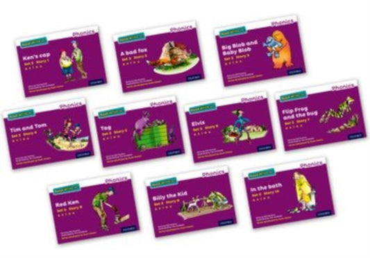 Book cover of: Read Write Inc. Phonics: Purple Set 2 Core Storybooks (Mixed Pack of 10). By: Gill Munton