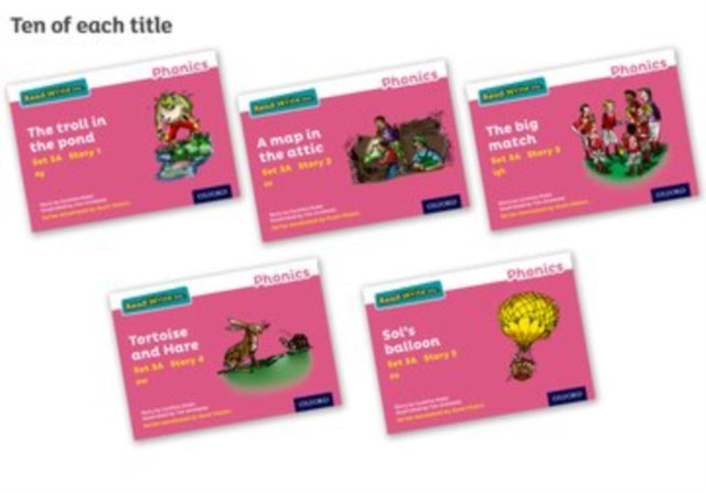 Book cover of: Read Write Inc. Phonics: Pink Set 3A Storybook Pack of 50. By: Cynthia Rider