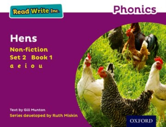 Book cover of: Read Write Inc. Phonics: Hens (Purple Set 2 Non-fiction 1). By: Gill Munton