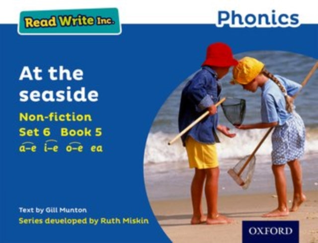 Book cover of: Read Write Inc. Phonics: At The Seaside (Blue Set 6 Non-fiction 5). By: Gill Munton