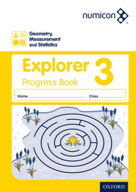 Book cover of: Numicon: Geometry, Measurement and Statistics 3 Explorer Progress Book. By: Sue Lowndes
