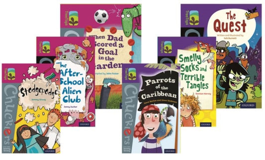 Book cover of: Oxford Reading Tree TreeTops Chucklers: Oxford Level 10-11: Pack of 36. By: Jeremy Strong