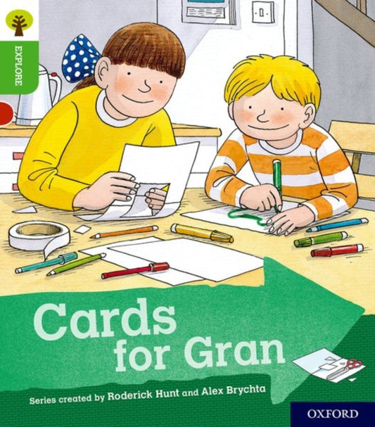 Book cover of: Oxford Reading Tree Explore with Biff, Chip and Kipper: Oxford Level 2: Cards for Gran. By: Roderick Hunt, Peter Maingay