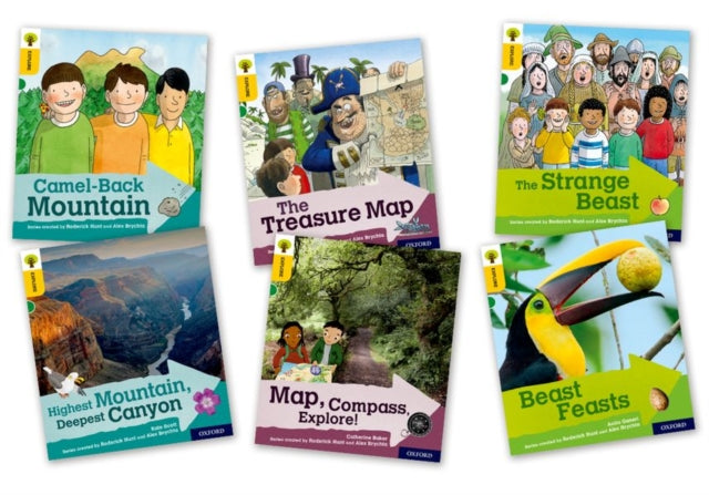 Book cover of: Oxford Reading Tree Explore with Biff, Chip and Kipper: Oxford Level 5: Mixed Pack of 6. By: Roderick Hunt