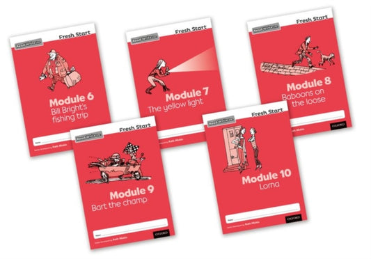 Book cover of: Read Write Inc. Fresh Start: Modules 6-10 - Mixed Pack of 5. By: Ruth Miskin