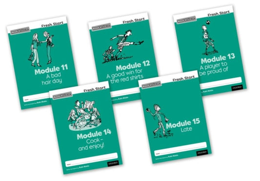 Book cover of: Read Write Inc. Fresh Start: Modules 11-15 - Mixed Pack of 5. By: Ruth Miskin