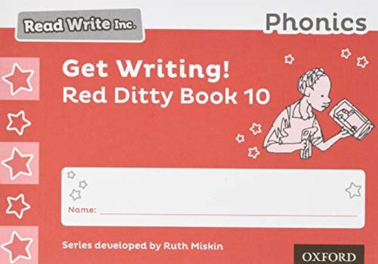 Book cover of: Read Write Inc. Phonics: Get Writing! Red Ditty Book 10 Pack of 10. By: Ruth Miskin