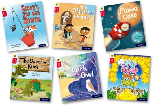 Book cover of: Oxford Reading Tree Story Sparks: Oxford Level 4: Mixed Pack of 6. By: Jonathan Emmett
