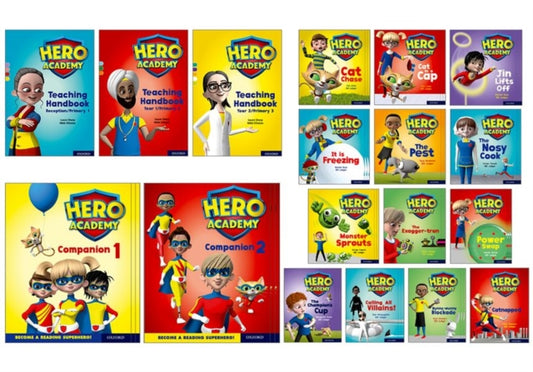 Book cover of: Hero Academy: Lilac-Lime+ Book Bands, Oxford Levels 1-12. By: Bill Ledger