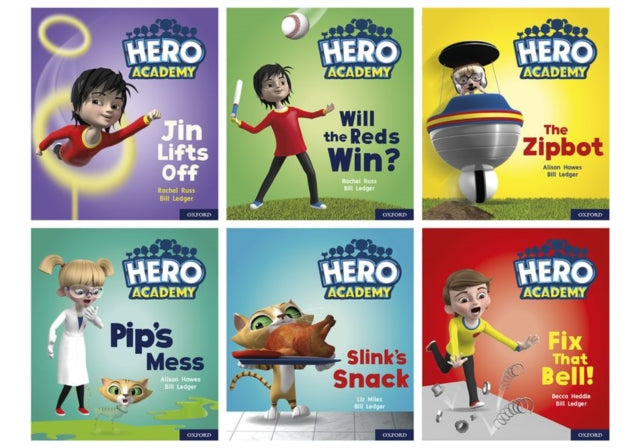 Book cover of: Hero Academy: Oxford Level 2, Red Book Band: Mixed pack. By: Bill Ledger