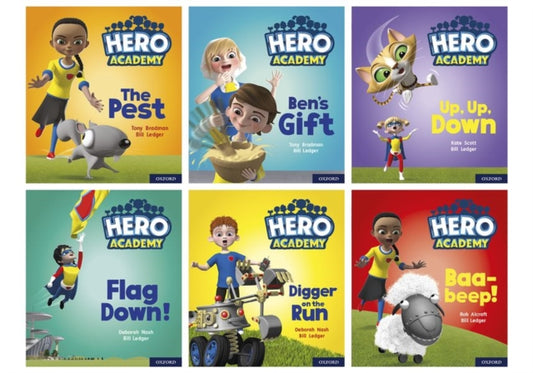 Book cover of: Hero Academy: Oxford Level 4, Light Blue Book Band: Mixed pack. By: Bill Ledger