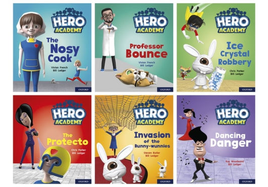 Book cover of: Hero Academy: Oxford Level 6, Orange Book Band: Mixed pack. By: Bill Ledger