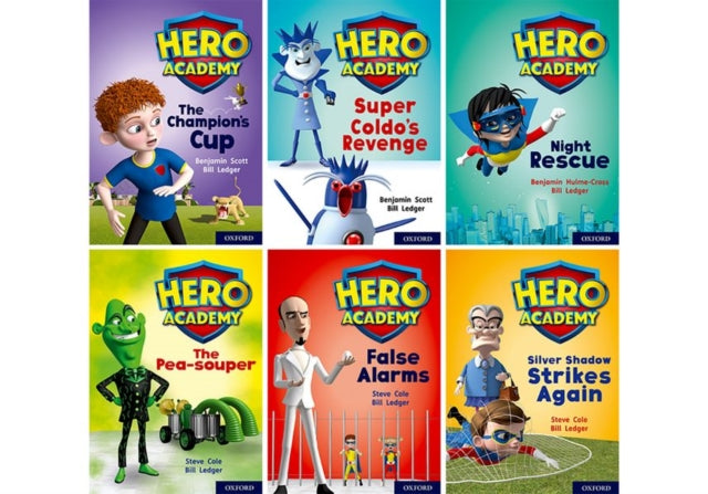 Book cover of: Hero Academy: Oxford Level 9, Gold Book Band: Class pack. By: Bill Ledger
