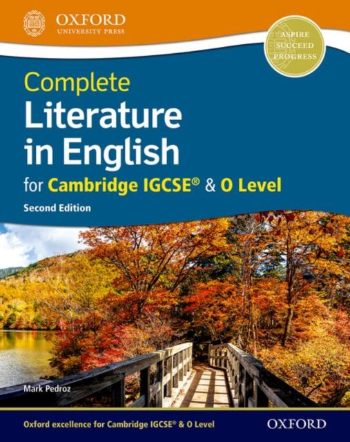 Book cover of: Complete Literature in English for Cambridge IGCSEA® & O Level. By: Mark Pedroz