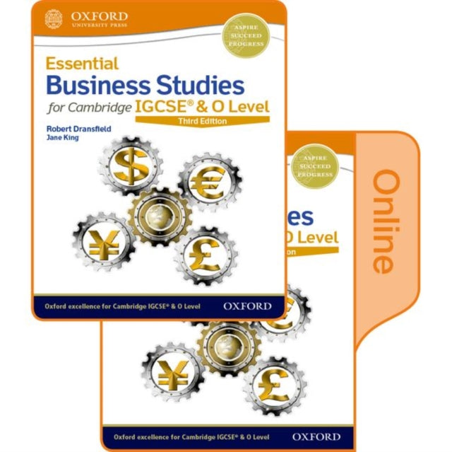 Book cover of: Essential Business Studies for Cambridge IGCSE & O Level. By: Robert Dransfield