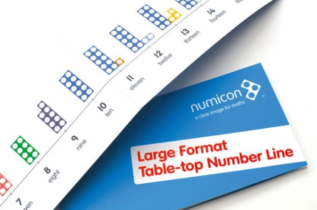 Book cover of: Numicon: Large Format Table Top Number Line. By: Tony Wing