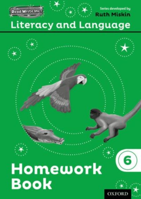 Book cover of: Read Write Inc.: Literacy & Language: Year 6 Homework Book Pack of 10. By: Ruth Miskin