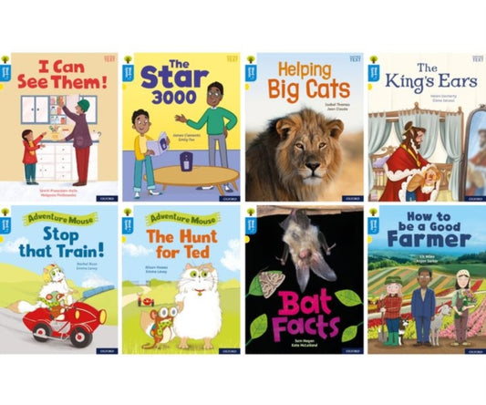 Book cover of: Oxford Reading Tree Word Sparks: Level 3: Mixed Pack of 8. By: James Clements