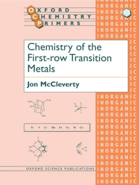 Book cover of: Chemistry of the First Row Transition Metals