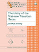 Book cover of: Chemistry of the First Row Transition Metals