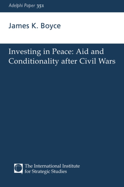 Book cover of: Investing in Peace. By: James K. Boyce