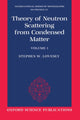 Book cover of: Theory of Neutron Scattering from Condensed Matter: Volume I: Nuclear Scattering. By: Stephen W. Lovesey