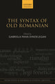 Book cover of: Syntax of Old Romanian