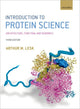 Book cover of: Introduction to Protein Science. By: Professor of Biochemistry and Molecular Biology Arthur M Lesk
