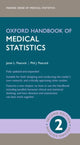 Book cover of: Oxford Handbook of Medical Statistics. By: Janet L. Peacock