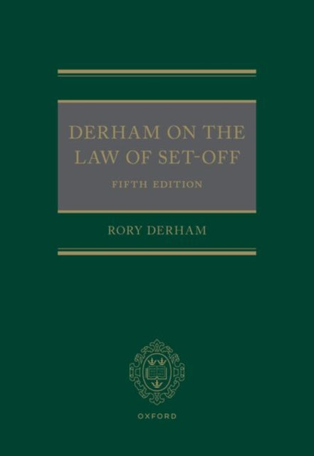 Book cover of: Derham on the Law of Set Off. By: Rory Derham