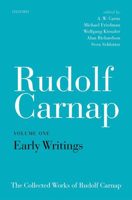 Book cover of: Rudolf Carnap: Early Writings. By: A. W. Carus
