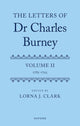 Book cover of: Letters of Dr Charles Burney
