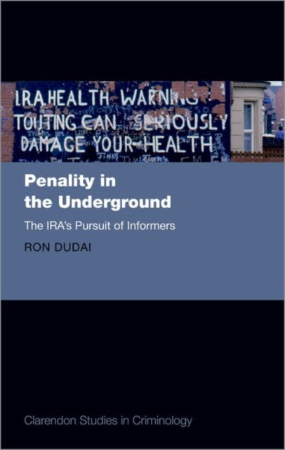 Book cover of: Penality in the Underground. By: Ron Dudai