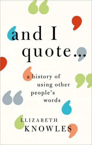 And I quote...'
