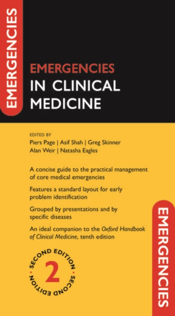 Book cover of: Emergencies in Clinical Medicine. By: Piers Page